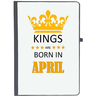                       UDNAG Ruled Notebook Diary 'Birthday | Kings are born in April', [A5 80Pages 80GSM]                                              