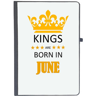                       UDNAG Ruled Notebook Diary 'Birthday | Kings are born in june', [A5 80Pages 80GSM]                                              