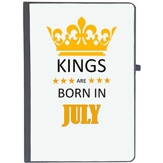                       UDNAG Ruled Notebook Diary 'Birthday | Kings are born in July', [A5 80Pages 80GSM]                                              