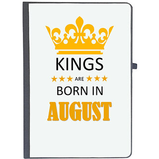                       UDNAG Ruled Notebook Diary 'Birthday | Kings are born in August', [A5 80Pages 80GSM]                                              