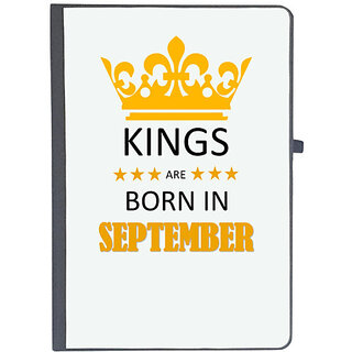                       UDNAG Ruled Notebook Diary 'Birthday | Kings are born in September', [A5 80Pages 80GSM]                                              