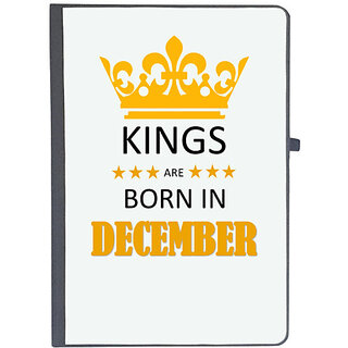                       UDNAG Ruled Notebook Diary 'Birthday | Kings are born in December', [A5 80Pages 80GSM]                                              