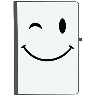                       UDNAG Ruled Notebook Diary 'Smiley | emoji', [A5 80Pages 80GSM]                                              
