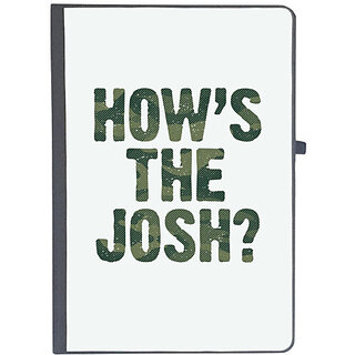                       UDNAG Ruled Notebook Diary 'How's the Josh ?', [A5 80Pages 80GSM]                                              