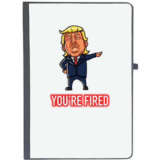                       UDNAG Ruled Notebook Diary 'Trump | Trump you are fired', [A5 80Pages 80GSM]                                              