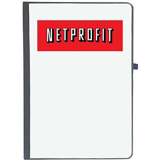                       UDNAG Ruled Notebook Diary 'Profit | Netprofit', [A5 80Pages 80GSM]                                              