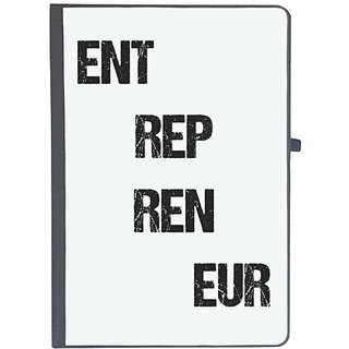                       UDNAG Ruled Notebook Diary 'Entrepreneur | ENT REP REN EUR', [A5 80Pages 80GSM]                                              