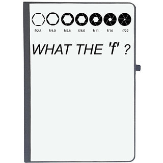                       UDNAG Ruled Notebook Diary 'Camera | F number', [A5 80Pages 80GSM]                                              