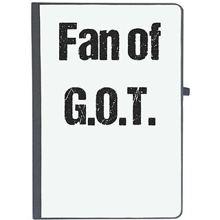                       UDNAG Ruled Notebook Diary 'G.O.T. | Fan of G.O.T.', [A5 80Pages 80GSM]                                              