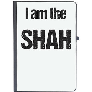                       UDNAG Ruled Notebook Diary 'Shah | I am the Shah', [A5 80Pages 80GSM]                                              