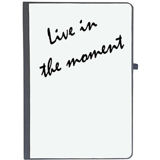                       UDNAG Ruled Notebook Diary 'Moment | Live in the moment', [A5 80Pages 80GSM]                                              