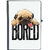 UDNAG Ruled Notebook Diary 'Pug | Pug Bored', [A5 80Pages 80GSM]