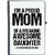 UDNAG Ruled Notebook Diary 'Mom | Im proud mom of freaking awesome daughter', [A5 80Pages 80GSM]