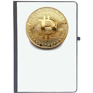                       UDNAG Ruled Notebook Diary 'Cryptocurrency | Bitcoin', [A5 80Pages 80GSM]                                              
