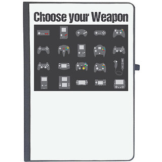                       UDNAG Ruled Notebook Diary 'Your Weapon | Choose your weapon', [A5 80Pages 80GSM]                                              