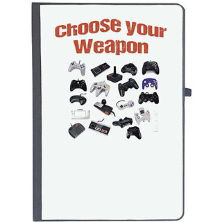                       UDNAG Ruled Notebook Diary 'Weapon | Choose your weapon', [A5 80Pages 80GSM]                                              