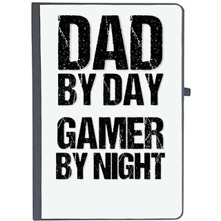                       UDNAG Ruled Notebook Diary 'Dad | Dad by day Gamer by Night', [A5 80Pages 80GSM]                                              