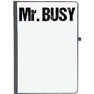                       UDNAG Ruled Notebook Diary 'Busy | Mr. Busy', [A5 80Pages 80GSM]                                              