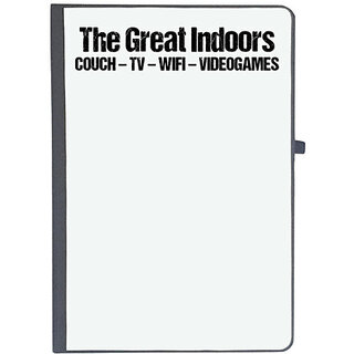                       UDNAG Ruled Notebook Diary 'The great Indoors couch-Tv-Wifi-videogame', [A5 80Pages 80GSM]                                              