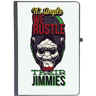                       UDNAG Ruled Notebook Diary 'Its simple we rustle their jimmies', [A5 80Pages 80GSM]                                              