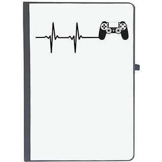                       UDNAG Ruled Notebook Diary 'Heart and Game', [A5 80Pages 80GSM]                                              