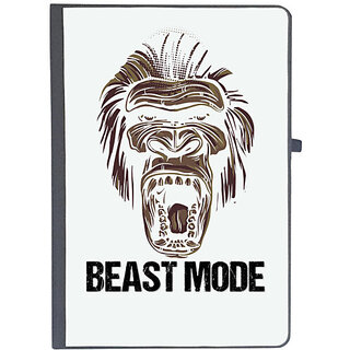                       UDNAG Ruled Notebook Diary 'Beast mode | Ape Beast Mode', [A5 80Pages 80GSM]                                              