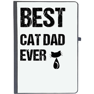                       UDNAG Ruled Notebook Diary 'Cat Dad | Best Cat Dad Ever', [A5 80Pages 80GSM]                                              
