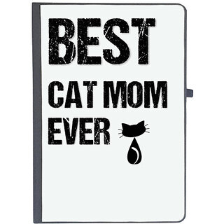                      UDNAG Ruled Notebook Diary 'Cat mom | Best Cat Mom Ever', [A5 80Pages 80GSM]                                              