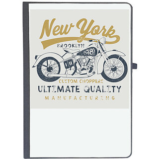                       UDNAG Ruled Notebook Diary 'Motorcycle | Ultimate quality manufacturing', [A5 80Pages 80GSM]                                              