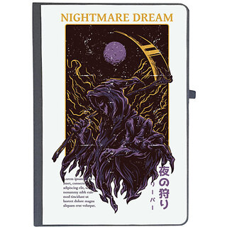                       UDNAG Ruled Notebook Diary 'Death | Nightmare Dream', [A5 80Pages 80GSM]                                              