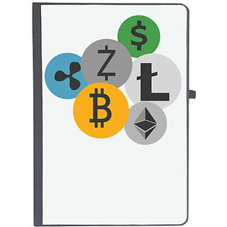                       UDNAG Ruled Notebook Diary 'Cryptocurrency', [A5 80Pages 80GSM]                                              