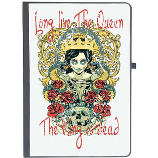                       UDNAG Ruled Notebook Diary 'Qween and King | Long live the qween, The king is dead', [A5 80Pages 80GSM]                                              