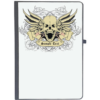                       UDNAG Ruled Notebook Diary 'Death | sample text', [A5 80Pages 80GSM]                                              
