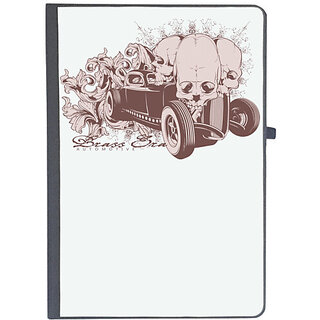                       UDNAG Ruled Notebook Diary 'Death | car', [A5 80Pages 80GSM]                                              