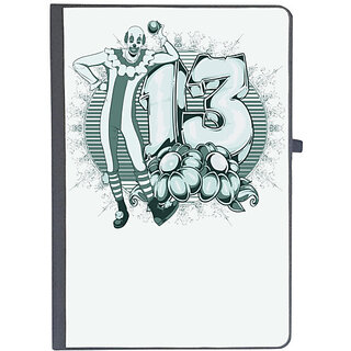                       UDNAG Ruled Notebook Diary 'Joker and 13 flower', [A5 80Pages 80GSM]                                              