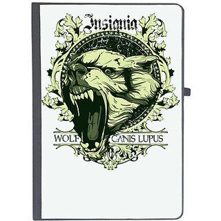                       UDNAG Ruled Notebook Diary 'Insignia Wolf canis lupus', [A5 80Pages 80GSM]                                              