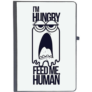                       UDNAG Ruled Notebook Diary 'Meme | I'm hungry feed me, human', [A5 80Pages 80GSM]                                              