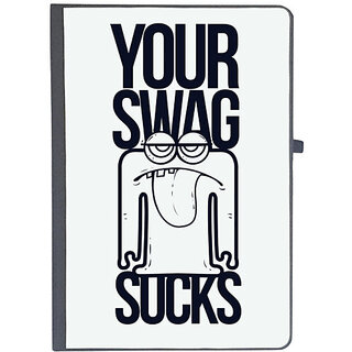                       UDNAG Ruled Notebook Diary 'Meme | Young swag sucks', [A5 80Pages 80GSM]                                              