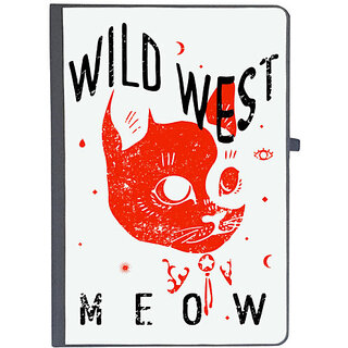                       UDNAG Ruled Notebook Diary 'wild west | wild west meow', [A5 80Pages 80GSM]                                              