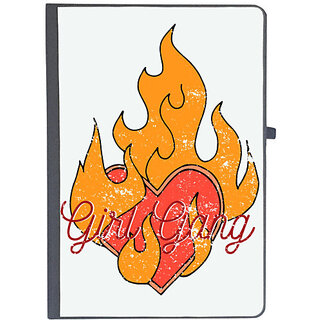                       UDNAG Ruled Notebook Diary 'Hot Girl gang', [A5 80Pages 80GSM]                                              