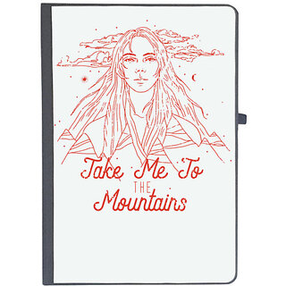                       UDNAG Ruled Notebook Diary 'Adventure | Take me to the mountain', [A5 80Pages 80GSM]                                              