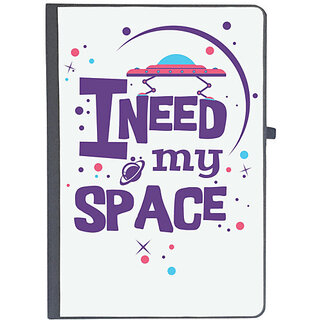                       UDNAG Ruled Notebook Diary 'I need my space', [A5 80Pages 80GSM]                                              