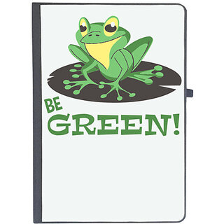                       UDNAG Ruled Notebook Diary 'Be green | Be green frog', [A5 80Pages 80GSM]                                              