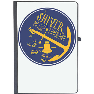                       UDNAG Ruled Notebook Diary 'Anchor | Shiver me timbers', [A5 80Pages 80GSM]                                              