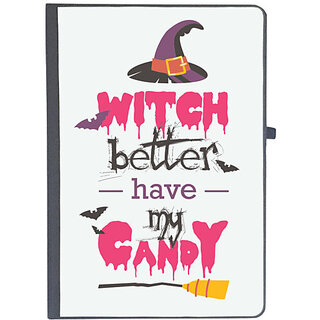                       UDNAG Ruled Notebook Diary 'Joker Candy | Witch better have my candy', [A5 80Pages 80GSM]                                              