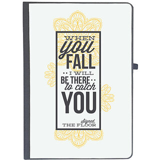                       UDNAG Ruled Notebook Diary 'Love | When you fall i will be there to catch you', [A5 80Pages 80GSM]                                              