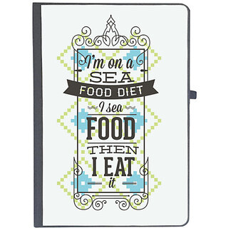                       UDNAG Ruled Notebook Diary 'Diet | Eat and Diet', [A5 80Pages 80GSM]                                              