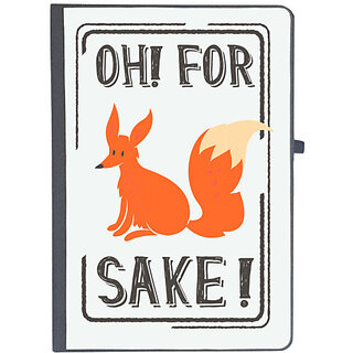                       UDNAG Ruled Notebook Diary 'Phrase | Oh for fox Sake', [A5 80Pages 80GSM]                                              