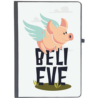                       UDNAG Ruled Notebook Diary 'Cartoon | Pig Beli EVE', [A5 80Pages 80GSM]                                              
