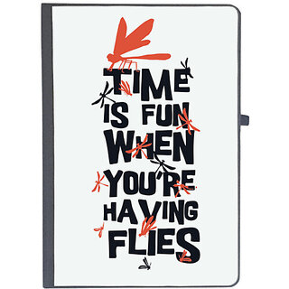                       UDNAG Ruled Notebook Diary 'Fun time | Time is fun when you are having flies', [A5 80Pages 80GSM]                                              